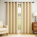 Cortinas Blackout 100% 2 Paneles cada uno de 150 cms (230 x 300cm) INCLUYEN OJAL
