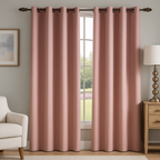 Cortinas Blackout 100% 2 Paneles cada uno de 150 cms (230 x 300cm) INCLUYEN OJAL