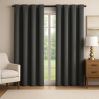 Cortinas Blackout 100% 2 Paneles cada uno de 150 cms (230 x 300cm) INCLUYEN OJAL