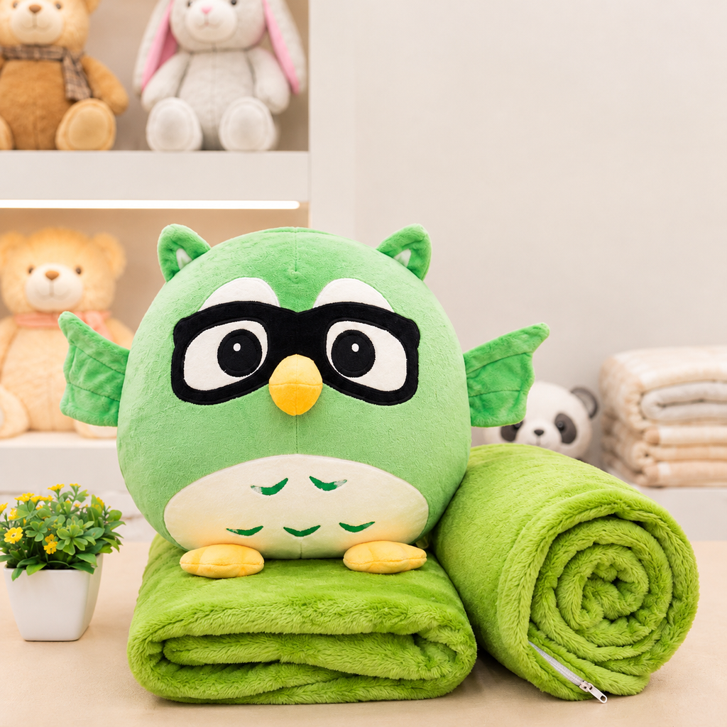 Peluches Pijameros 2 en 1 con Cobija