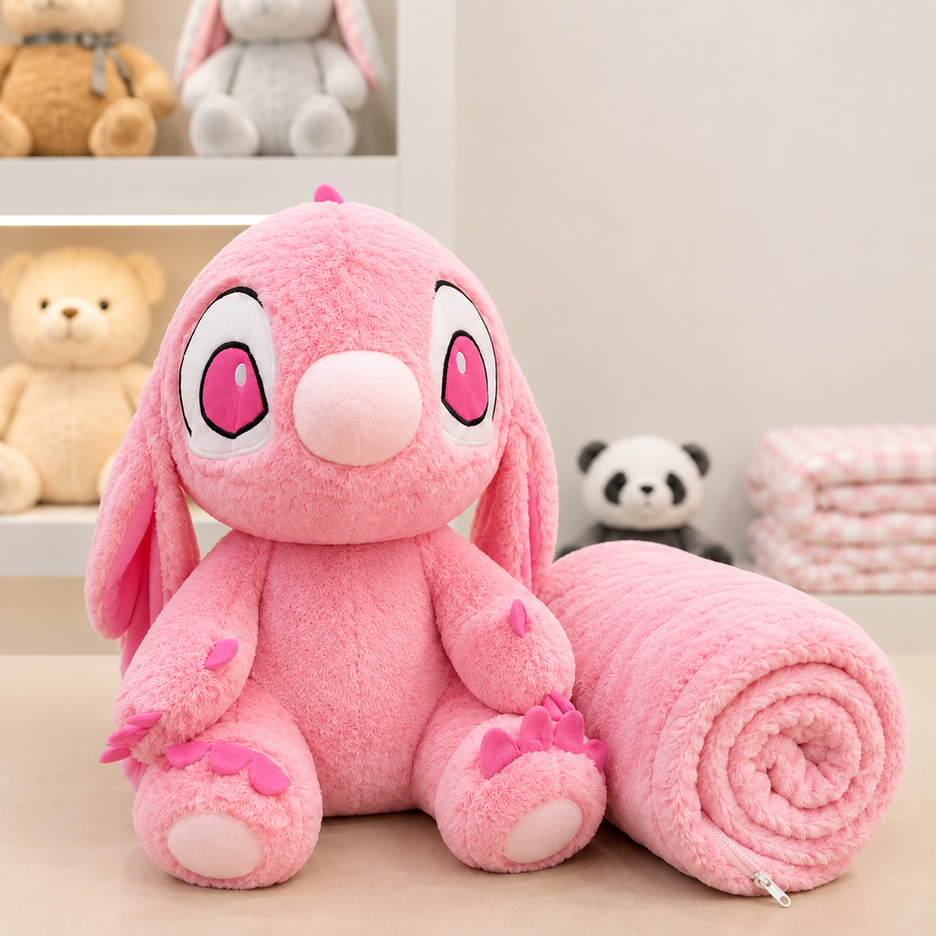 Peluches Pijameros 2 en 1 con Cobija