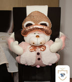 Juego de Espaldar De Silla Diseño Navideño ORO ROSA X6 UNIDADES