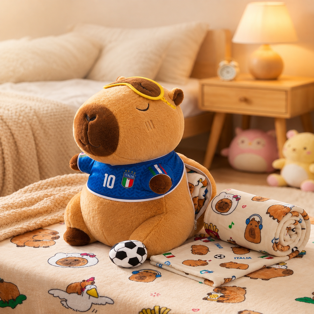 Peluches Pijameros 2 en 1 con Cobija