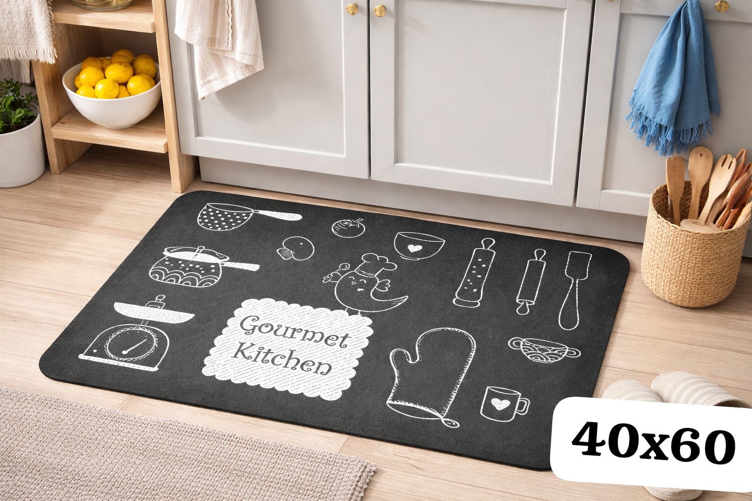 Tapete 40x60 cm Diseño Clásico y Elegante