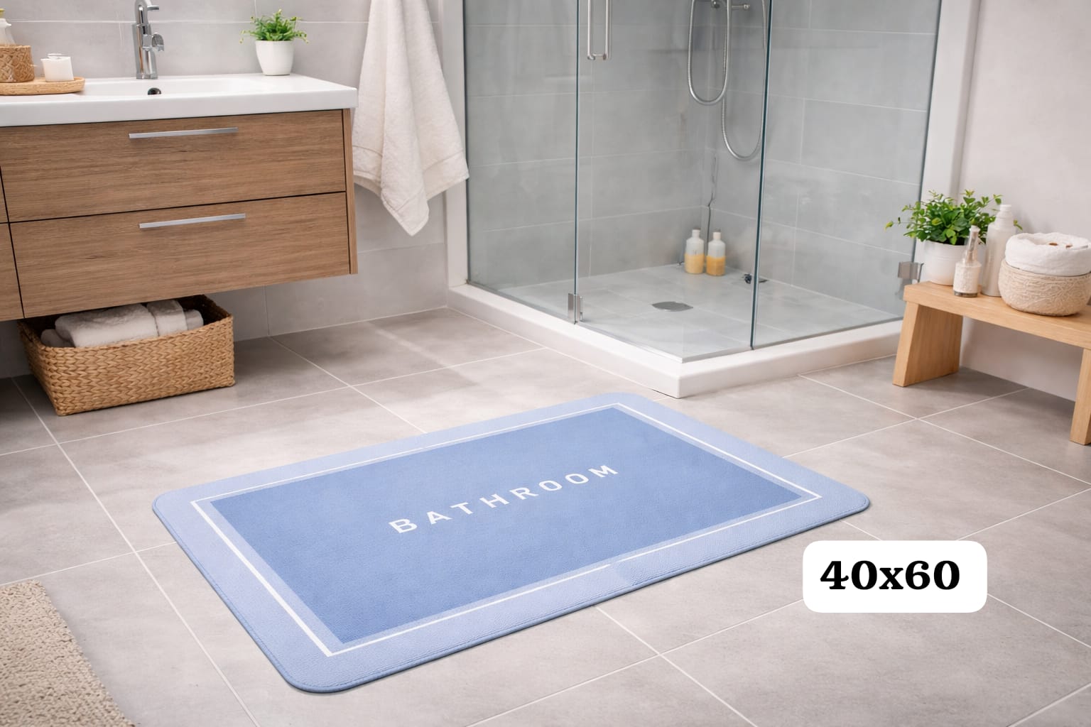 Tapete 40x60 cm Diseño Clásico y Elegante