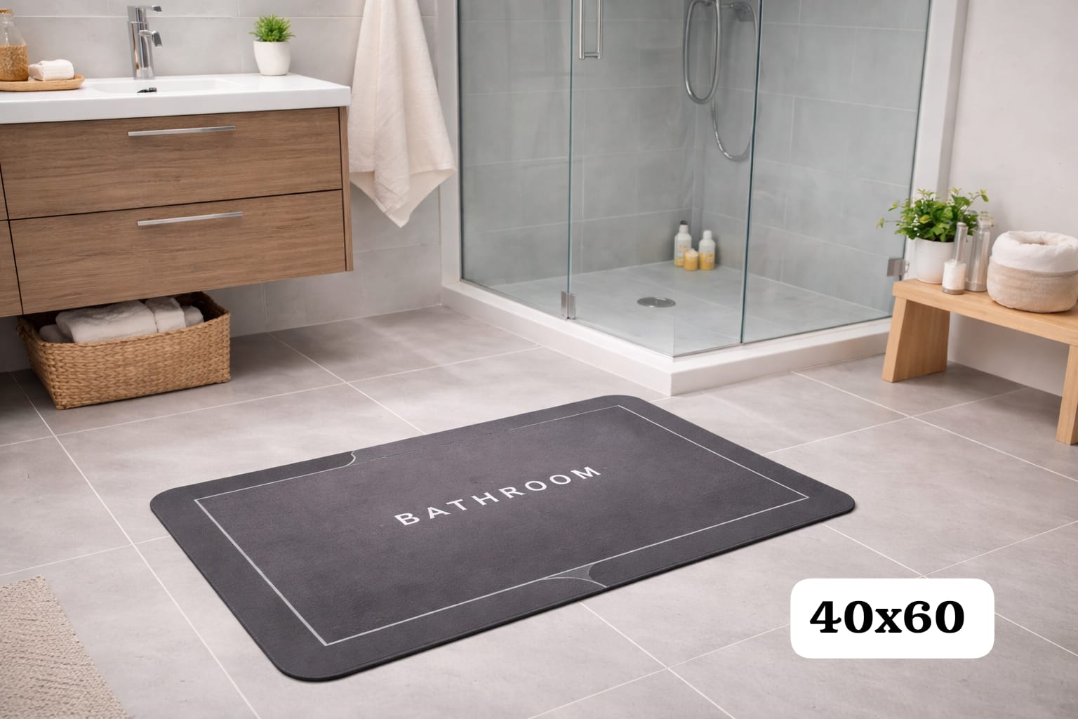 Tapete 40x60 cm Diseño Clásico y Elegante