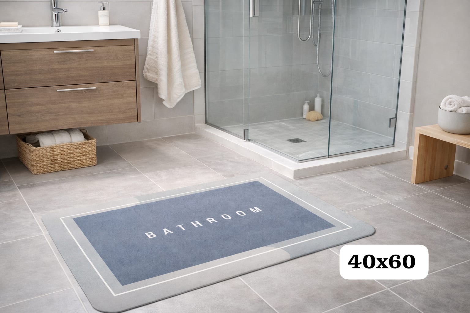 Tapete 40x60 cm Diseño Clásico y Elegante