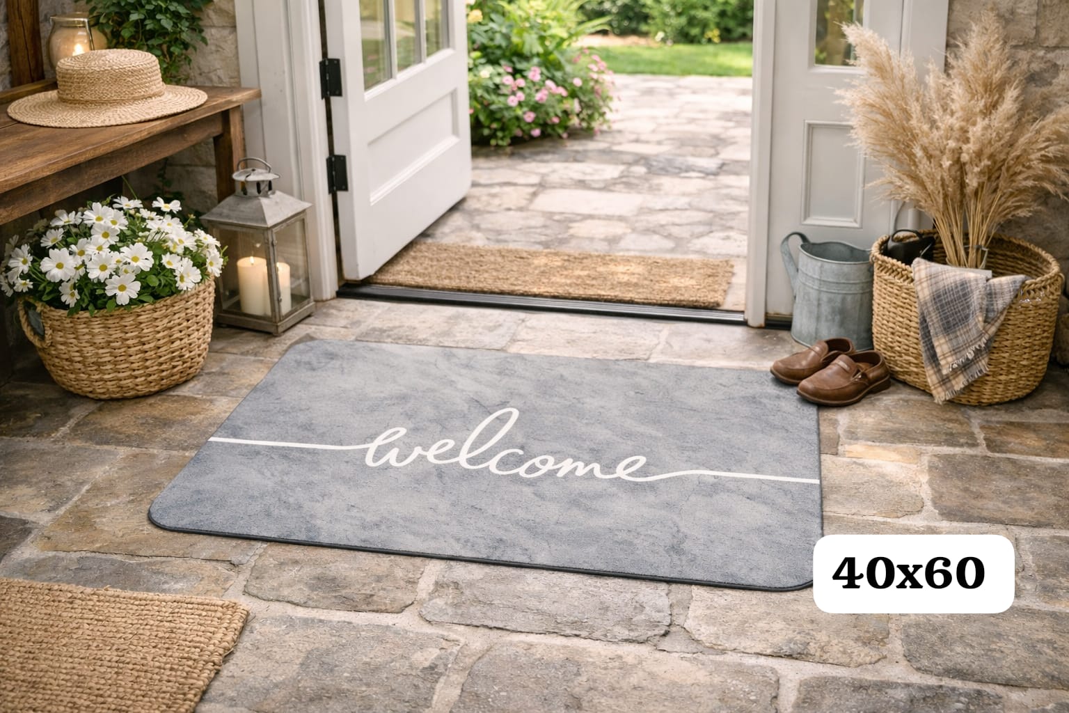 Tapete 40x60 cm Diseño Clásico y Elegante