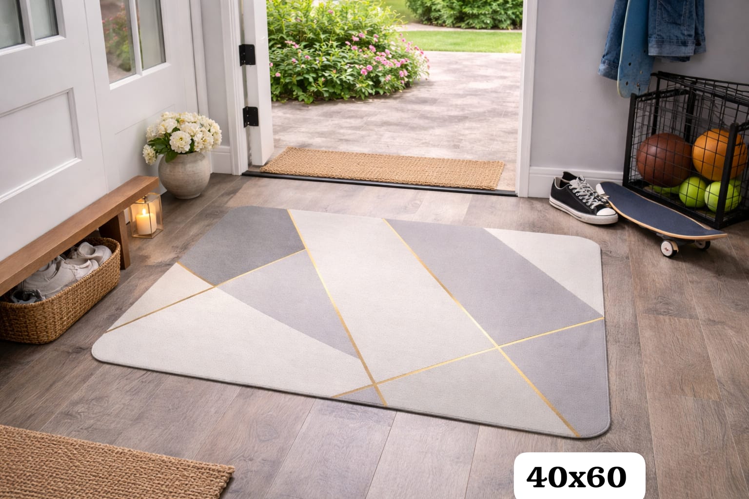 Tapete 40x60 cm Diseño Clásico y Elegante