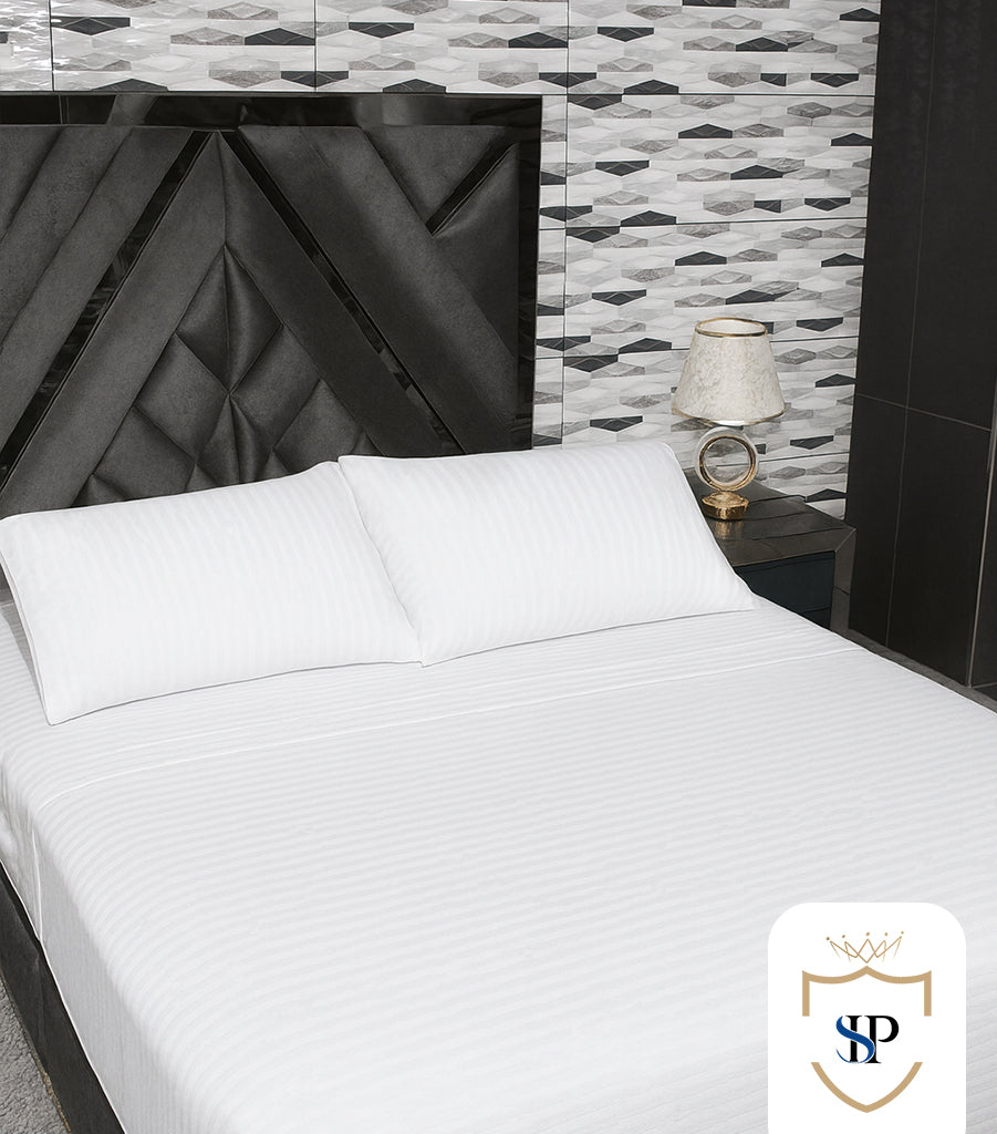 Sabana Unicolor para cama Blanca