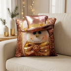 Cojín Navideño Brillante Decorativo Multidiseño
