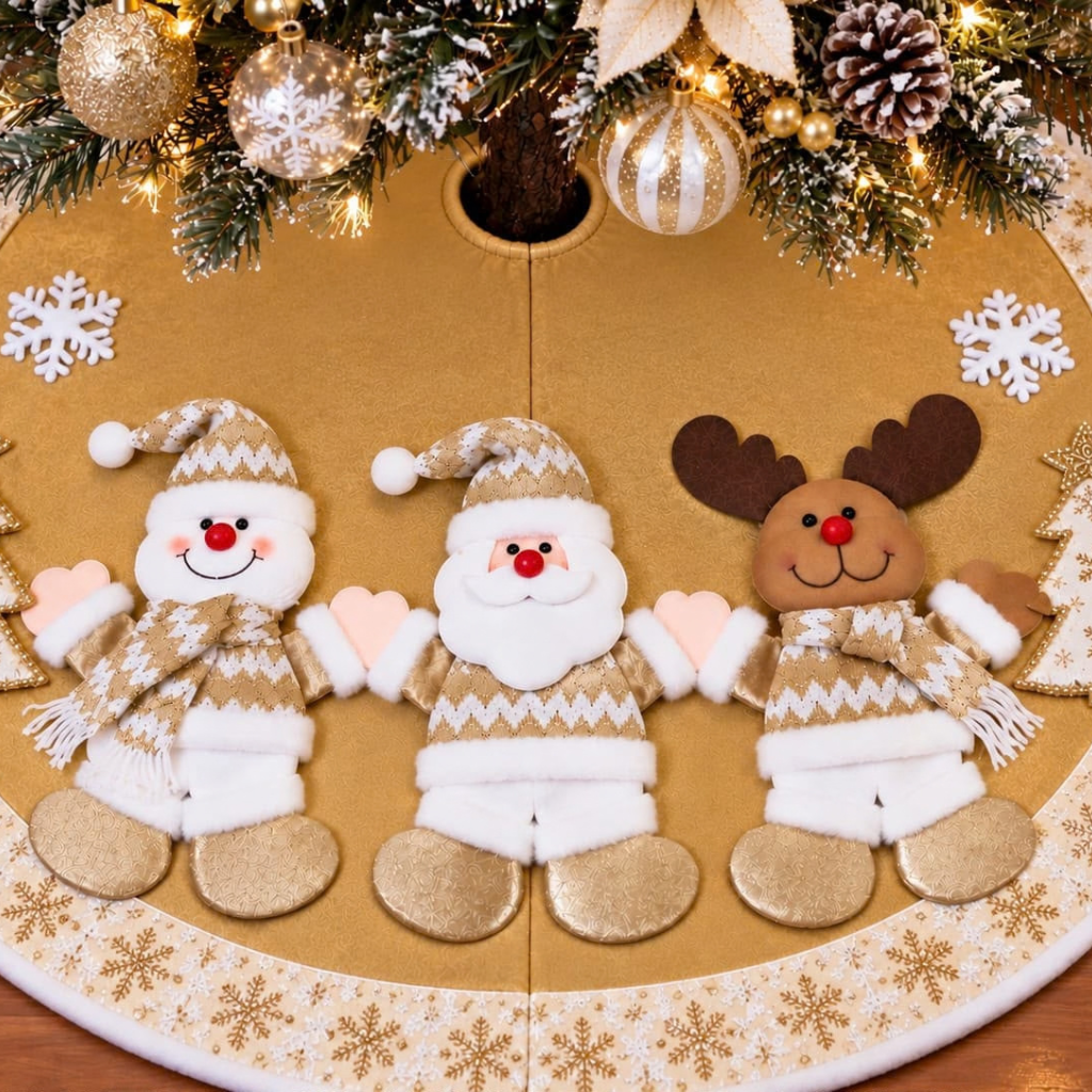 Pie de Árbol Navideño Decorativo - Grande - Multidiseño