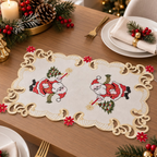 Set de 6 Individuales Navideños Bordados - Multidiseño