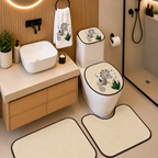 Juego de Baño de 5 Piezas Decorativo