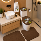 Juego de Baño de 5 Piezas Decorativo
