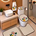 Juego de Baño de 5 Piezas Decorativo