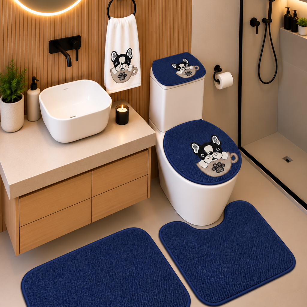 Juego de Baño de 5 Piezas Decorativo