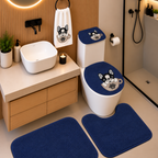 Juego de Baño de 5 Piezas Decorativo