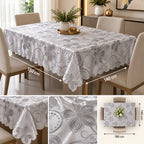 Mantel Decorativo Beige Bordado