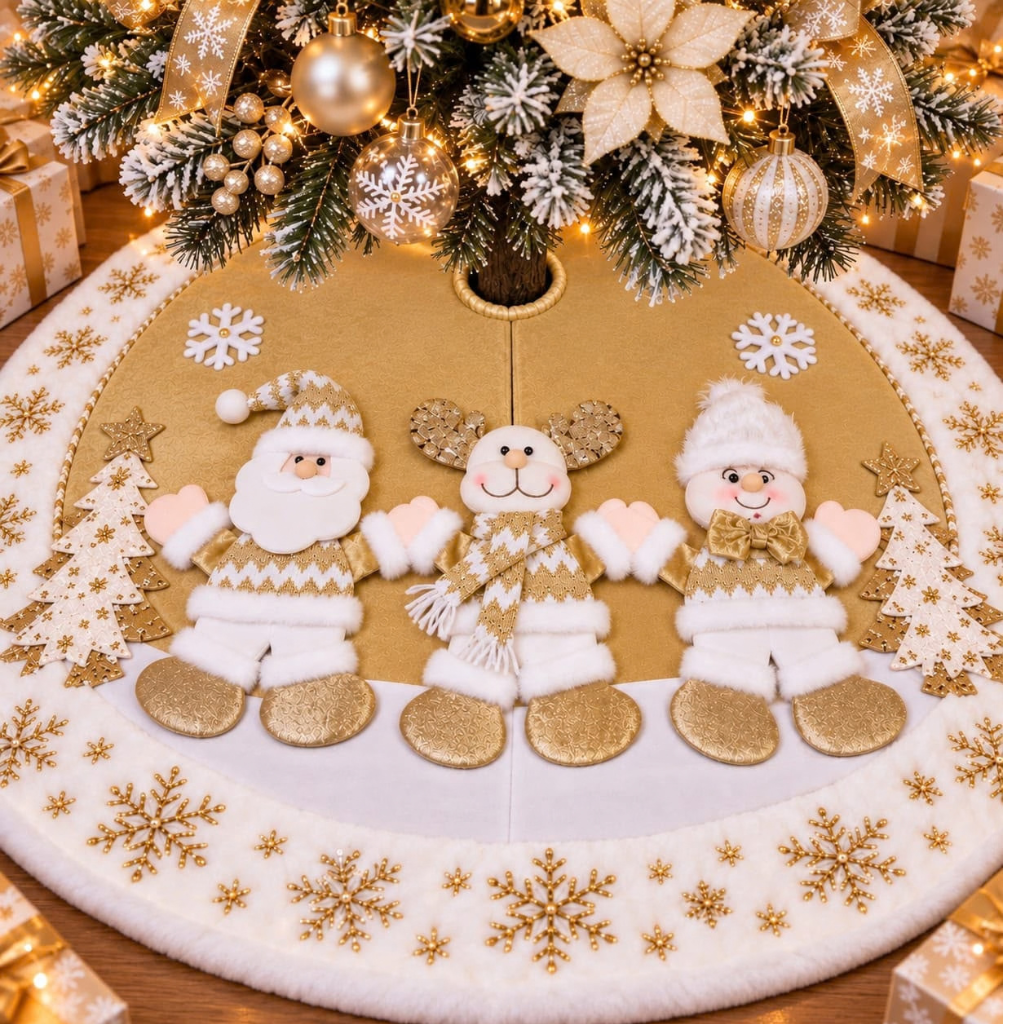 Pie de Árbol Navideño Decorativo - Grande - Multidiseño