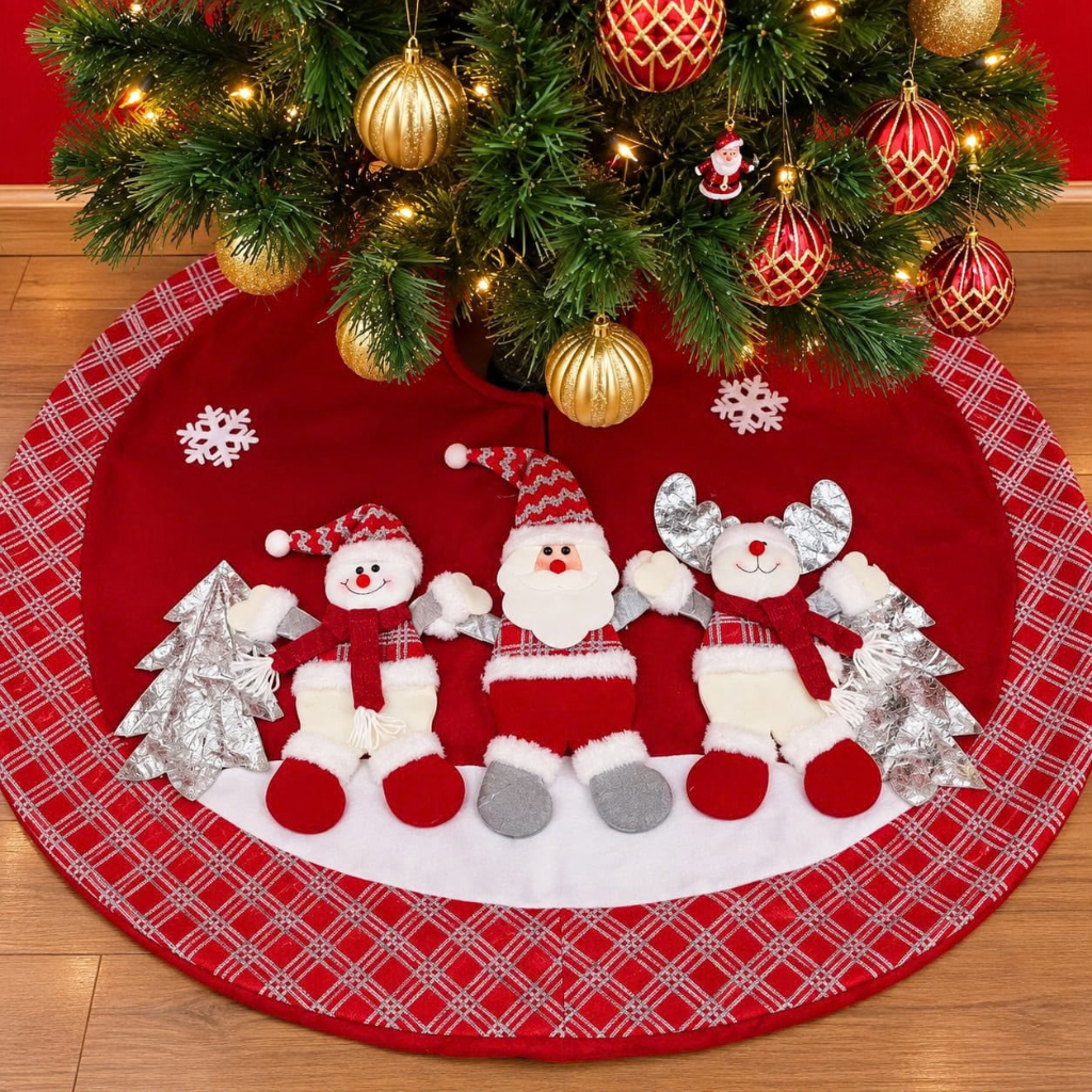 Pie de Árbol Navideño Decorativo - Multidiseño