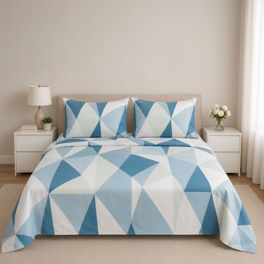 Juego de Sábanas Bellísima Cama Doble Estampada