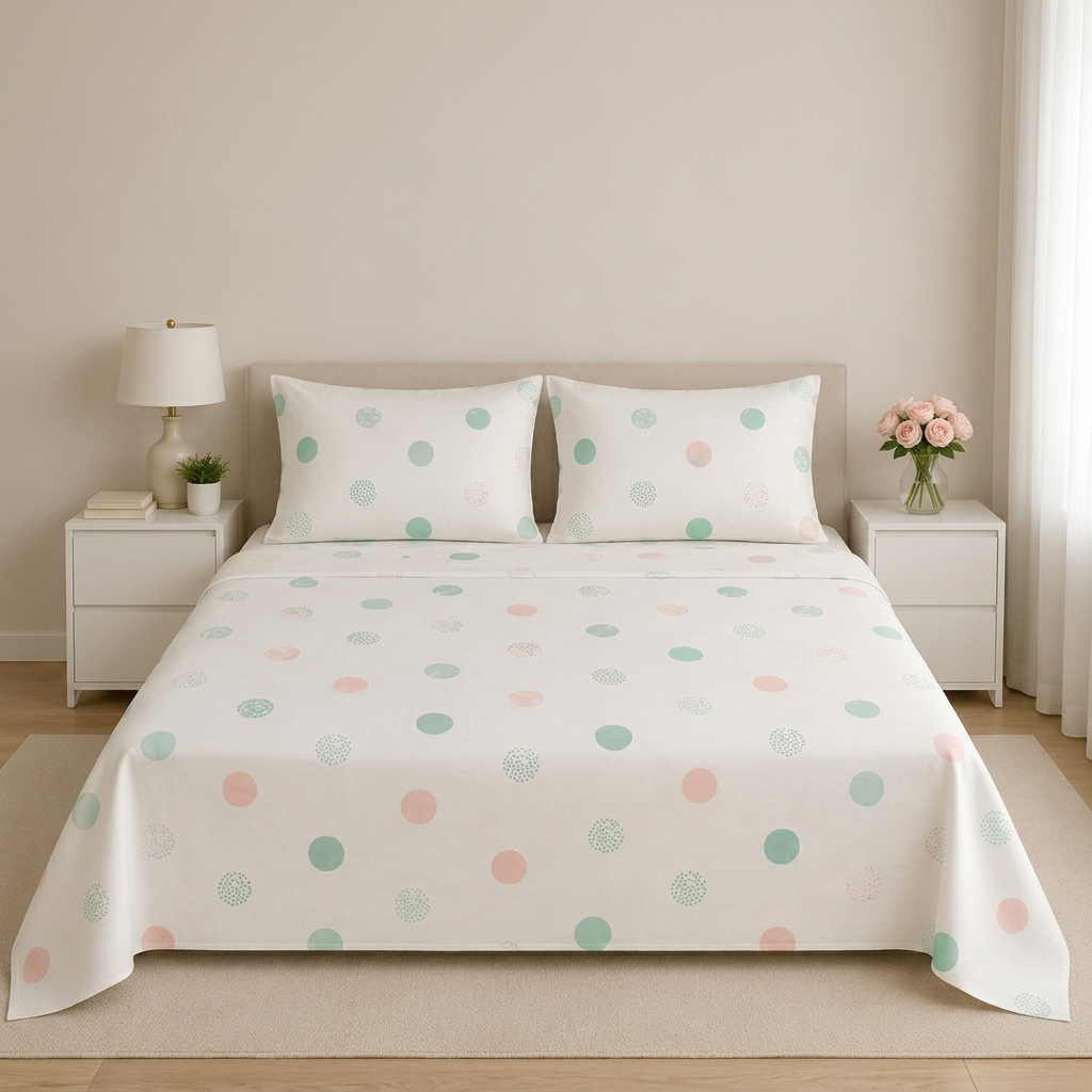 Juego de Sábanas Bellísima Cama Doble Estampada