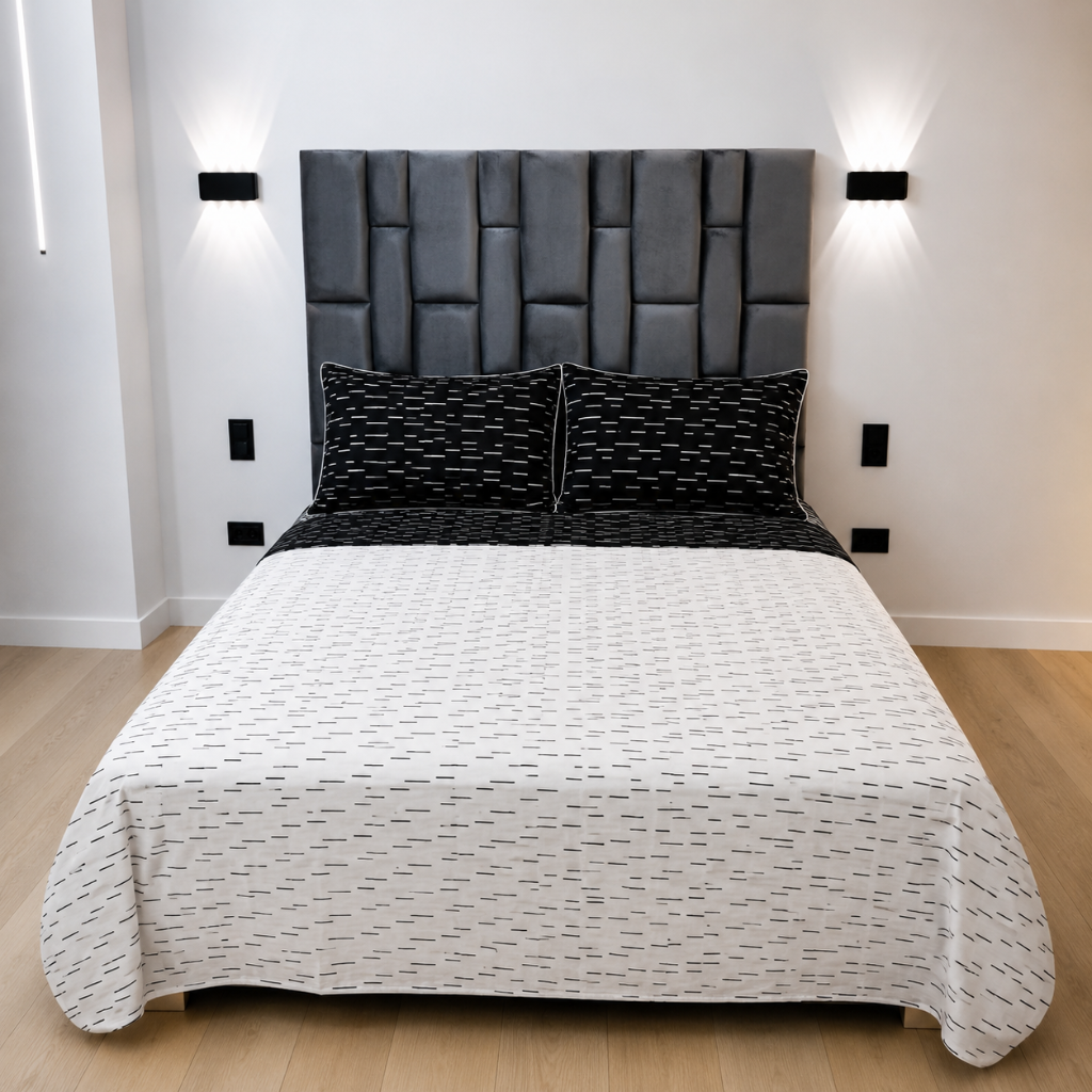 Sábana Sueño Real 150 Hilos – Diseño Líneas Finas