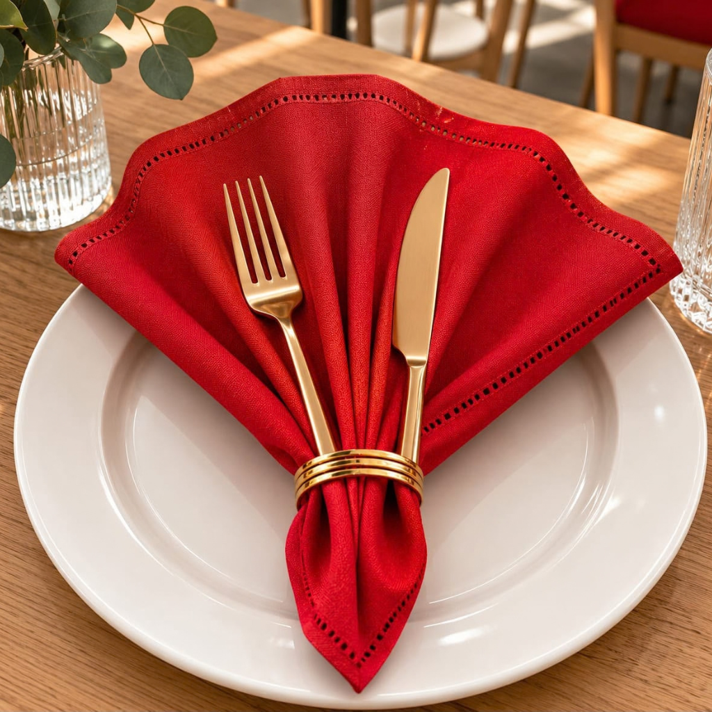 Servilleta Navideña de Mesa Bordada - Multidiseño