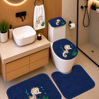 Juego de Baño de 5 Piezas Decorativo
