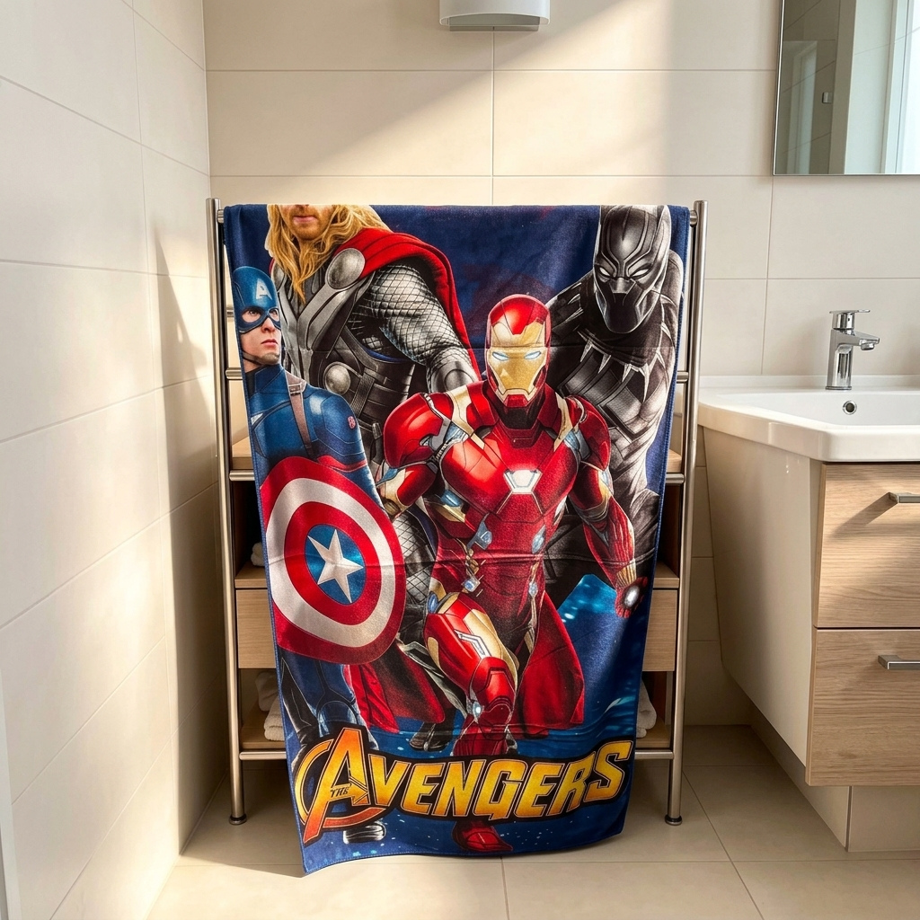 Toalla de Microfibra para Niños 70 × 140 cm – Multidiseño