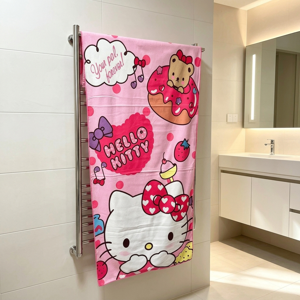 Toalla de Microfibra para Niños 70 × 140 cm – Multidiseño