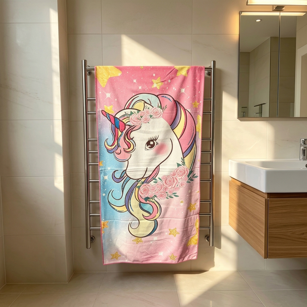 Toalla de Microfibra para Niños 70 × 140 cm – Multidiseño
