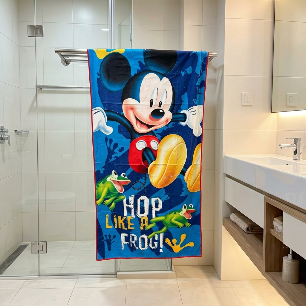 Toalla de Microfibra para Niños 70 × 140 cm – Multidiseño