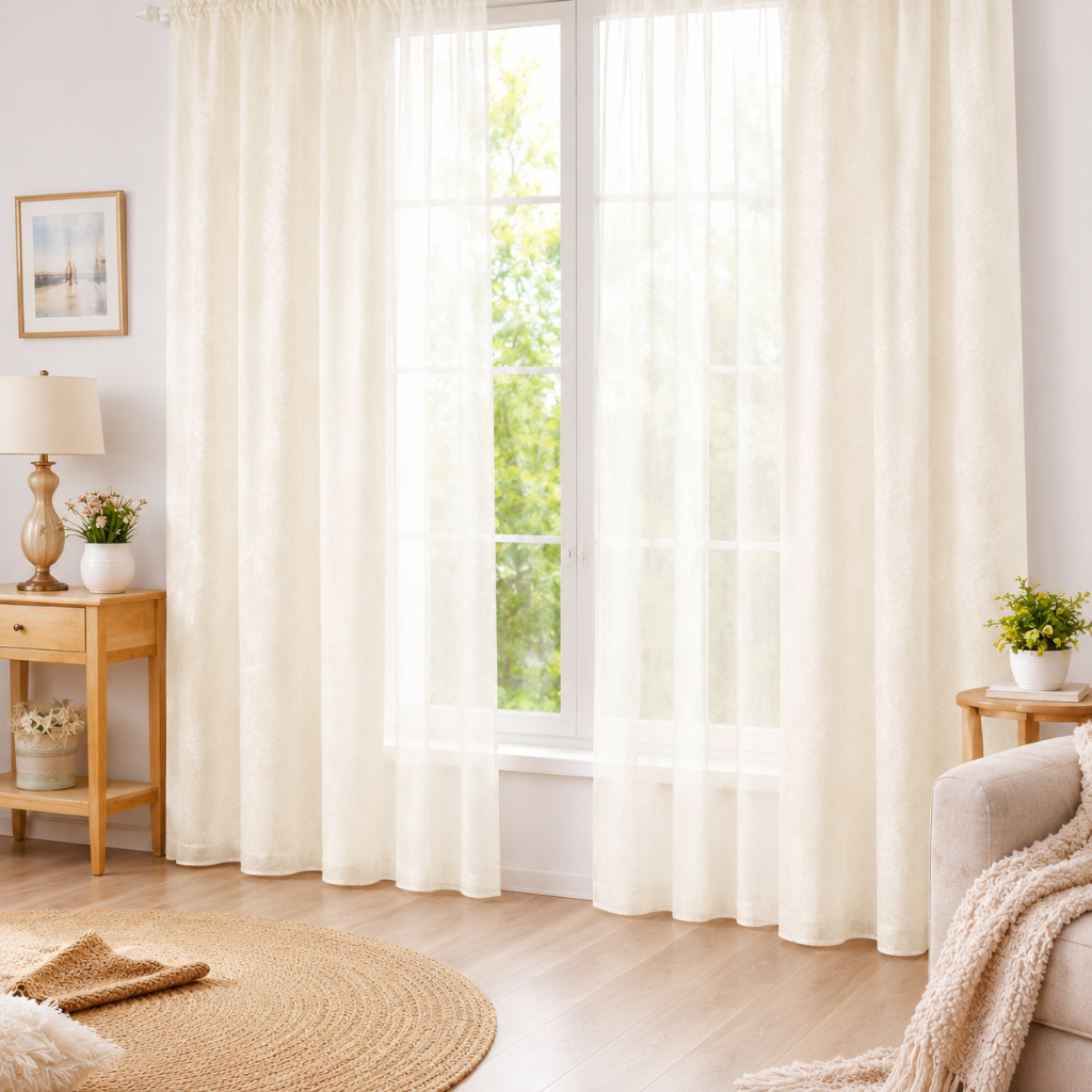 Cortina tipo VELO solo tono
